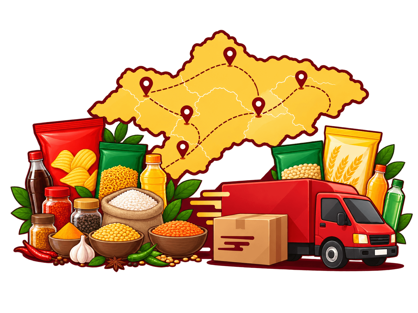 Lucky's Indian grocery delivery across Kyrgyzstan