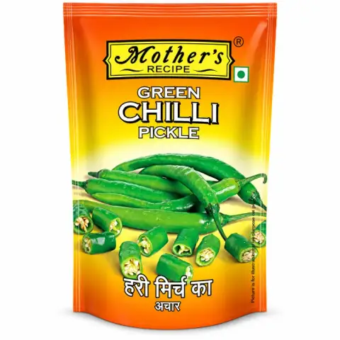 GREEN CHILLI PICKLE 195g
