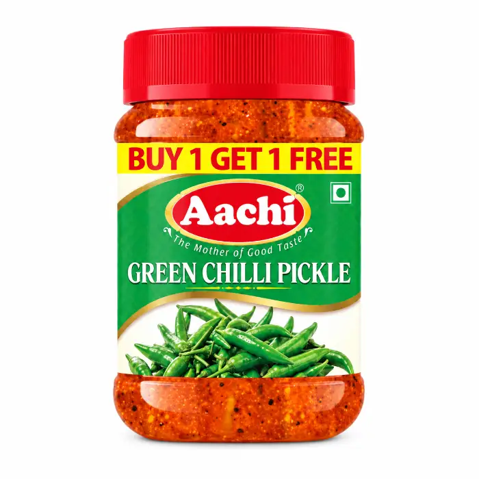 GREEN CHILLI PICKLE 200g